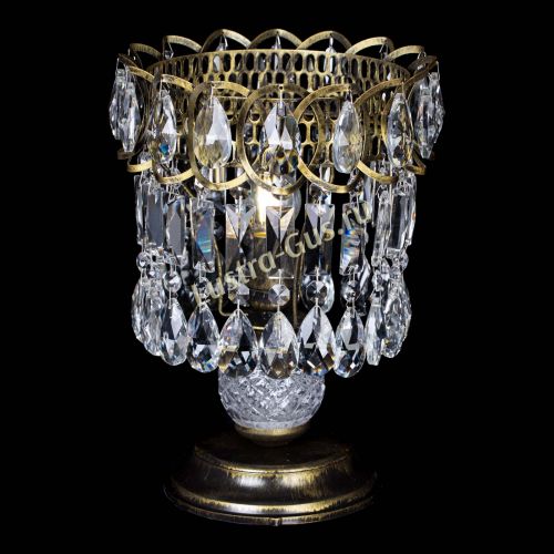 Настольная лампа Астра №1 под бронзу в Магнитогорске Гусь Хрустальный