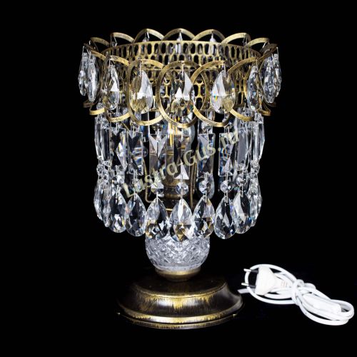 Настольная лампа Астра №1 под бронзу в Магнитогорске Гусь Хрустальный