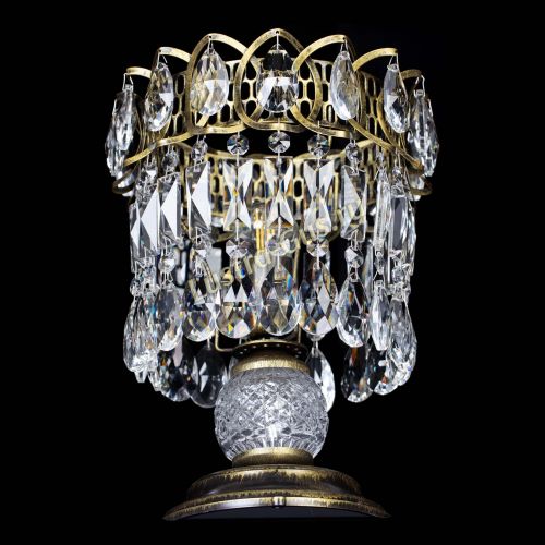 Настольная лампа Астра №1 под бронзу в Магнитогорске Гусь Хрустальный