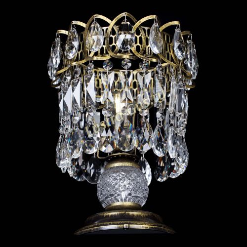 Настольная лампа Астра №1 под бронзу в Магнитогорске Гусь Хрустальный