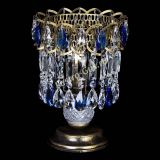 Настольная лампа Астра №1 под бронзу Синяя в Магнитогорске