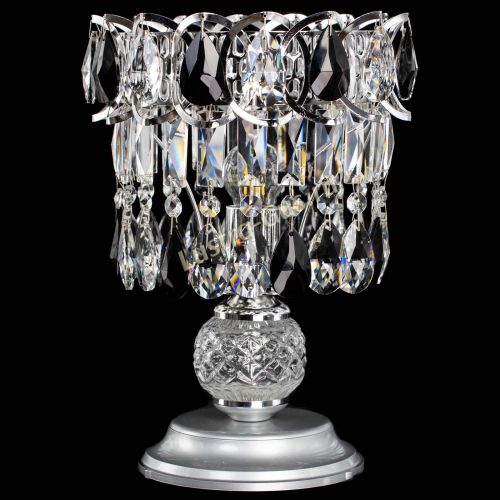 Настольная лампа Астра №1 черная в Магнитогорске Гусь Хрустальный