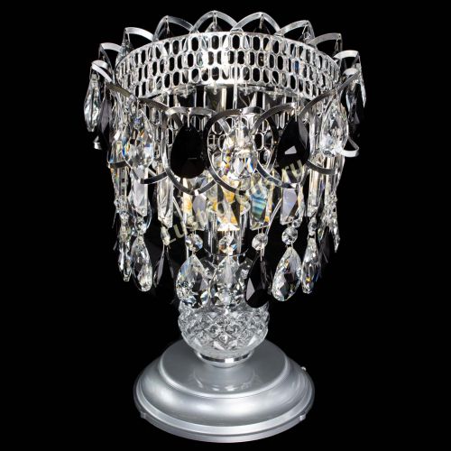 Настольная лампа Астра №1 черная в Магнитогорске Гусь Хрустальный