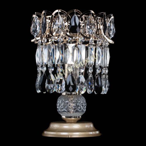 Настольная лампа Астра №1 черная в Магнитогорске Гусь Хрустальный