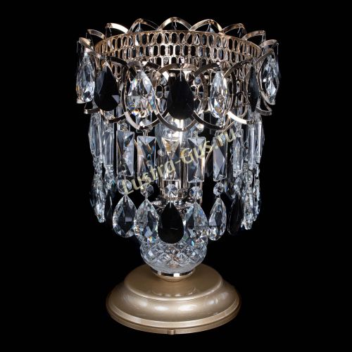 Настольная лампа Астра №1 черная в Магнитогорске Гусь Хрустальный