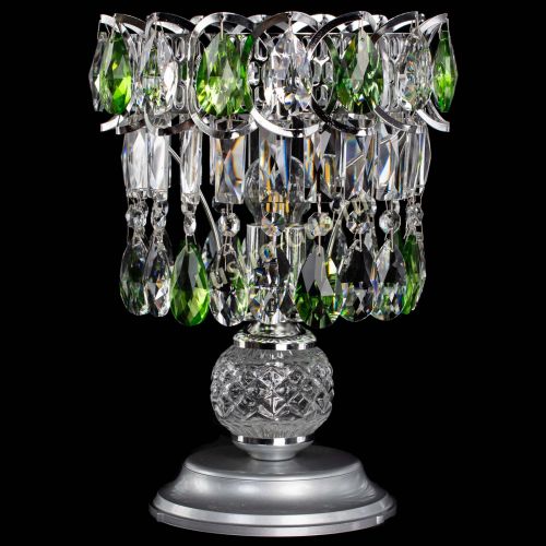 Настольная лампа Астра №1 зеленая в Магнитогорске Гусь Хрустальный