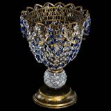 Настольная лампа Астра ажур №1 под бронзу Синяя в Магнитогорске Настольная лампа Астра ажур №1 под бронзу Синяя в Магнитогорске