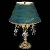 Бронзовая настольная лампа Аврора №3 Шар с абажуром в Магнитогорске