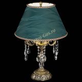 Бронзовая настольная лампа Аврора №3 Журавлик с абажуром в Магнитогорске