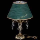 Бронзовая настольная лампа Аврора №3 Журавлик с абажуром в Магнитогорске