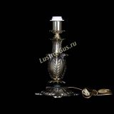 Бронзовая настольная лампа Делия №1 с абажуром в Магнитогорске Бронзовая настольная лампа Делия №1 с абажуром в Магнитогорске