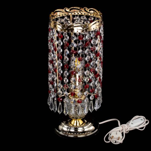 Настольная лампа Диана Карандаш красная в Магнитогорске Гусь Хрустальный