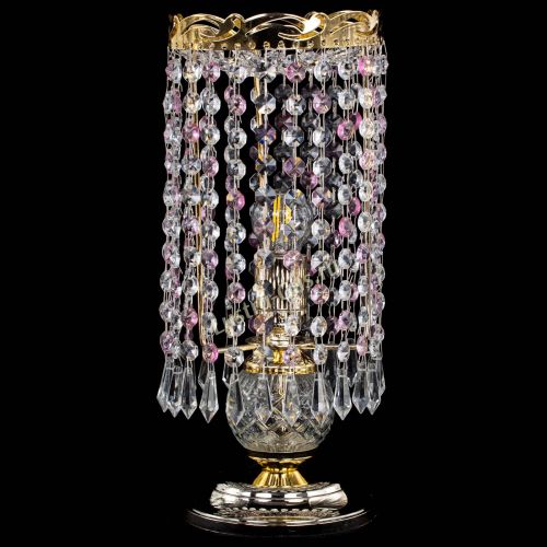 Настольная лампа Диана Карандаш розовая в Магнитогорске Гусь Хрустальный