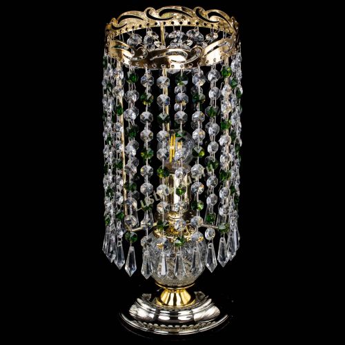 Настольная лампа Диана Карандаш зеленая в Магнитогорске Гусь Хрустальный