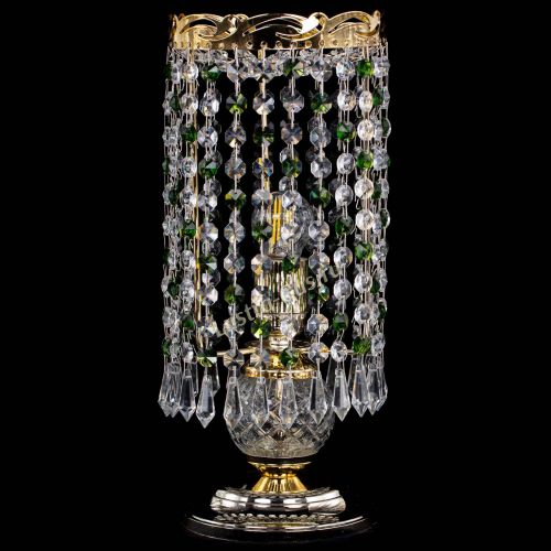 Настольная лампа Диана Карандаш зеленая в Магнитогорске Гусь Хрустальный