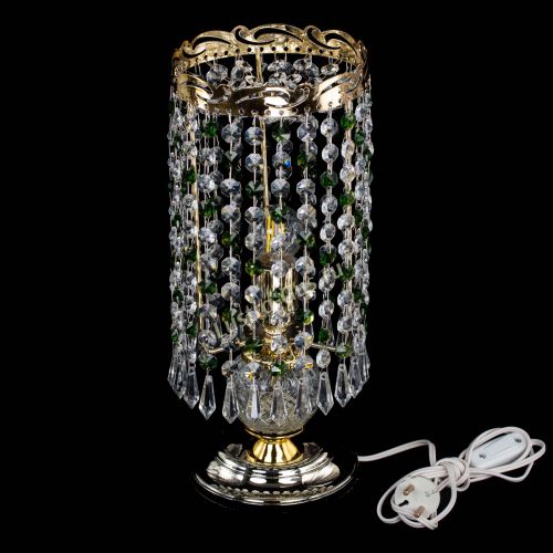 Настольная лампа Диана Карандаш зеленая в Магнитогорске Гусь Хрустальный