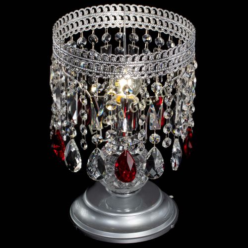 Настольная лампа Флоренция №1 красная в Магнитогорске Гусь Хрустальный