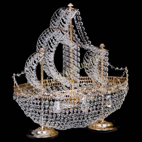 Настольная лампа Фрегат в Магнитогорске Гусь Хрустальный