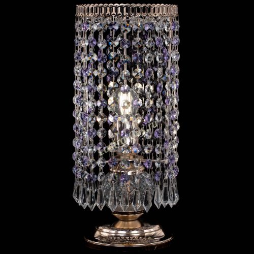 Настольная лампа Кольцо с карандашами фиолетовая в Магнитогорске Гусь Хрустальный