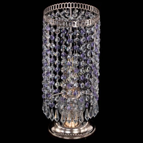 Настольная лампа Кольцо с карандашами фиолетовая в Магнитогорске Гусь Хрустальный