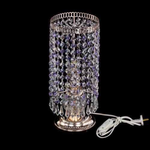 Настольная лампа Кольцо с карандашами фиолетовая в Магнитогорске Гусь Хрустальный