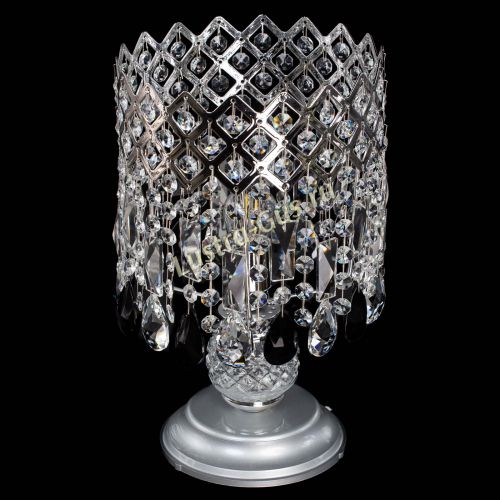 Настольная лампа Корона №1 черная в Магнитогорске Гусь Хрустальный