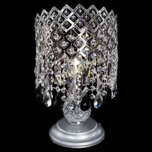 Настольная лампа Корона №1 черная в Магнитогорске Гусь Хрустальный