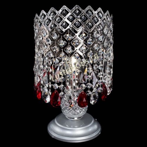 Настольная лампа Корона №1 красная в Магнитогорске Гусь Хрустальный