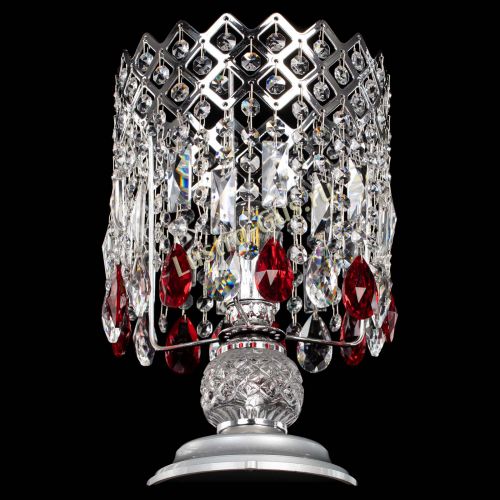 Настольная лампа Корона №1 красная в Магнитогорске Гусь Хрустальный