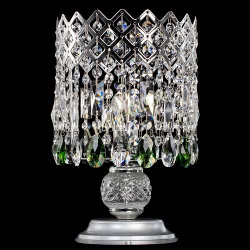 Настольная лампа Корона №1 зеленая в Магнитогорске Гусь Хрустальный
