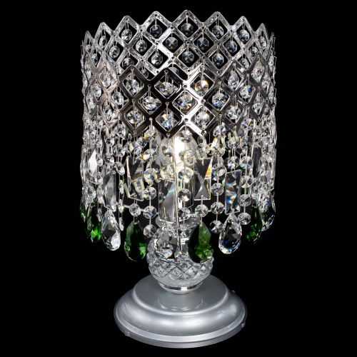 Настольная лампа Корона №1 зеленая в Магнитогорске Гусь Хрустальный