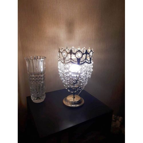 Настольная лампа Корона Элегант Тюльпан в Магнитогорске Гусь Хрустальный