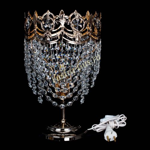 Настольная лампа Корона Элегант Тюльпан в Магнитогорске Гусь Хрустальный