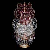 Настольная лампа Корвет № 2 Венеция красный в Магнитогорске Настольная лампа Корвет № 2 Венеция красный в Магнитогорске