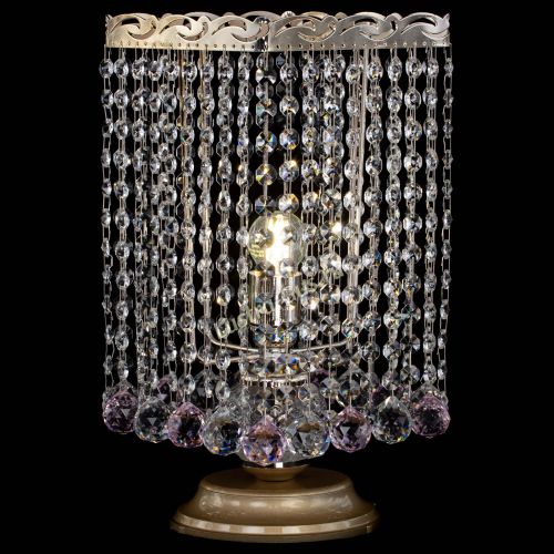 Настольная лампа Квадрат шар розовая в Магнитогорске Гусь Хрустальный