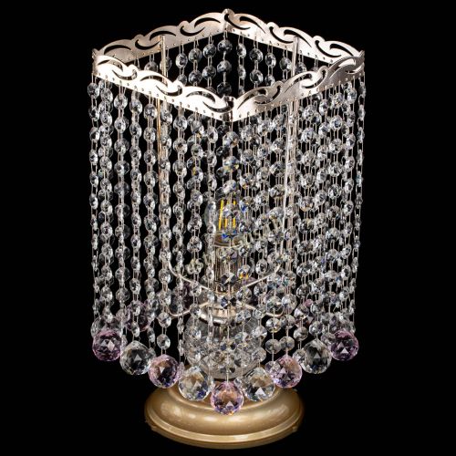 Настольная лампа Квадрат шар розовая в Магнитогорске Гусь Хрустальный