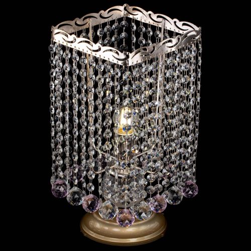 Настольная лампа Квадрат шар розовая в Магнитогорске Гусь Хрустальный