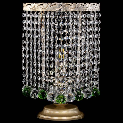 Настольная лампа Квадрат шар зеленая в Магнитогорске Гусь Хрустальный