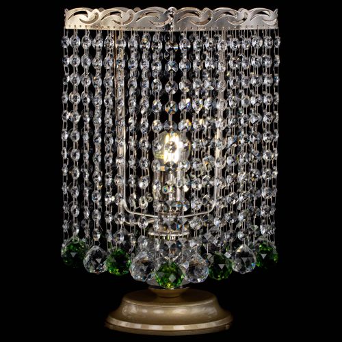 Настольная лампа Квадрат шар зеленая в Магнитогорске Гусь Хрустальный