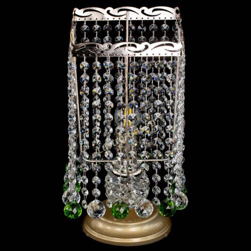 Настольная лампа Квадрат шар зеленая в Магнитогорске Гусь Хрустальный