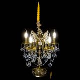 Бронзовая настольная лампа Луиза №5/2 шар в Магнитогорске