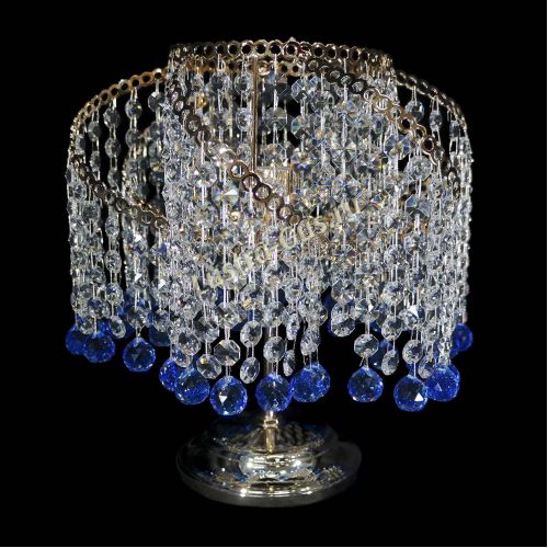 Настольная лампа Космея шар синяя в Магнитогорске Настольная лампа Космея шар синяя в Магнитогорске