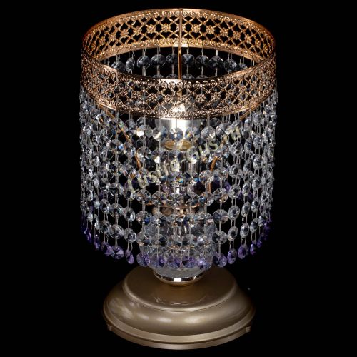 Настольная лампа Венеция №1 мини фиолетовая в Магнитогорске Гусь Хрустальный
