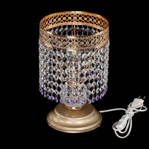 Настольная лампа Венеция №1 мини фиолетовая в Магнитогорске Гусь Хрустальный