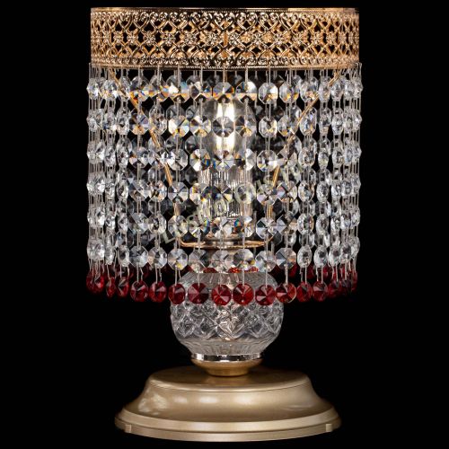 Настольная лампа Венеция №1 мини красная в Магнитогорске Гусь Хрустальный