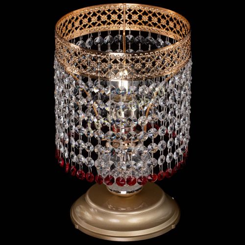 Настольная лампа Венеция №1 мини красная в Магнитогорске Гусь Хрустальный