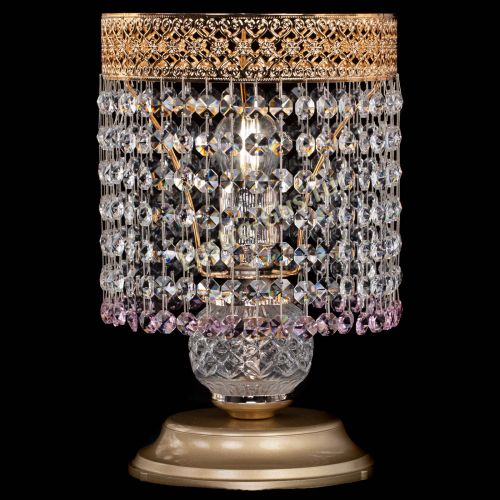 Настольная лампа Венеция №1 мини розовая в Магнитогорске Гусь Хрустальный