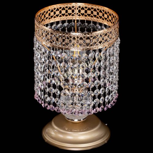 Настольная лампа Венеция №1 мини розовая в Магнитогорске Гусь Хрустальный