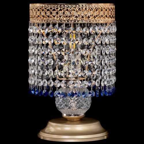 Настольная лампа Венеция №1 мини синяя в Магнитогорске Гусь Хрустальный