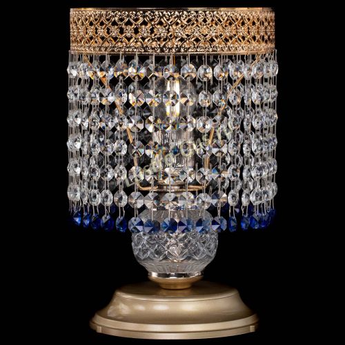 Настольная лампа Венеция №1 мини синяя в Магнитогорске Гусь Хрустальный